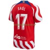 Original Fußballtrikot Atlético Madrid Saul 17 Heimtrikot 2022-23 Für Herren